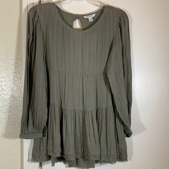 NWT American Eagle Outfitters Smocked Top, XXS - Picture 1 of 10